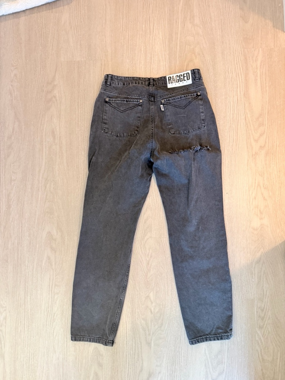Ragged Women's Straight-Leg Jeans — Black